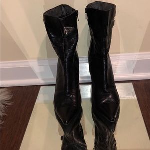 Leather ankle women’s booties